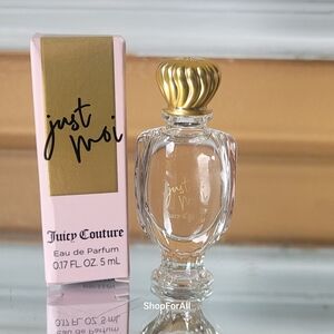 Juicy Couture Just Moi Perfume with Gold and Pink Accents Mini